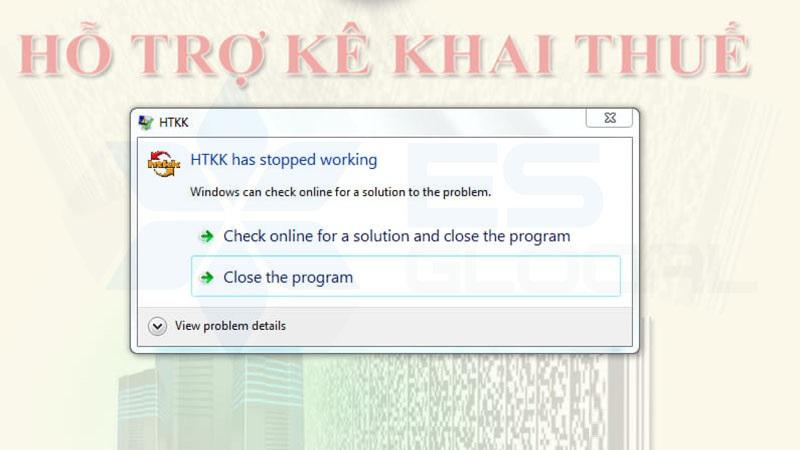 HTKK bị tắt ngay sau khi đăng nhập và cách khắc phục. Hóa Đơn Điện Tử - eHoaDon Online: Hóa Đơn Điện Tử Tốt Nhất
