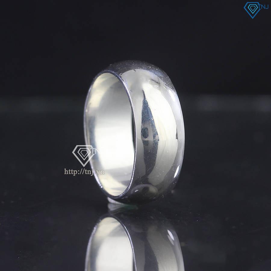 Nhẫn bạc nam trơn cá tính mạnh mẽ NNA0106