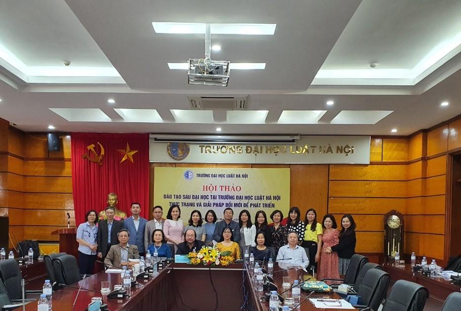 Hội thảo khoa học cấp trường “Đào tạo sau đại học tại Trường Đại học Luật Hà Nội – Thực trạng và giải pháp đổi mới để phát triển”
