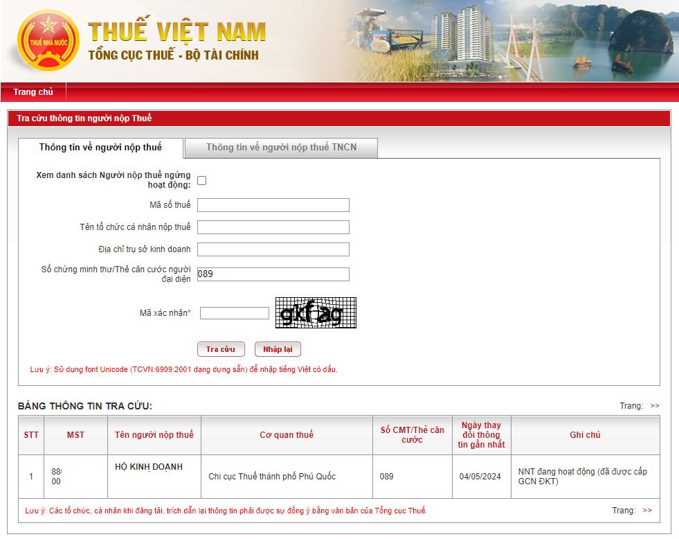 3 Cách tra cứu mã số thuế hộ kinh doanh CHÍNH XÁC