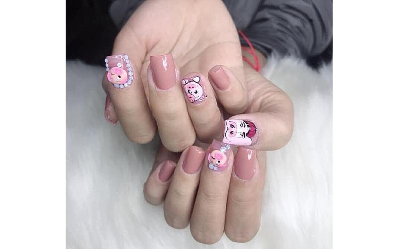 Review mẫu nail con heo đa dạng phong cách cho bạn nữ thoải mái chọn lựa 2022