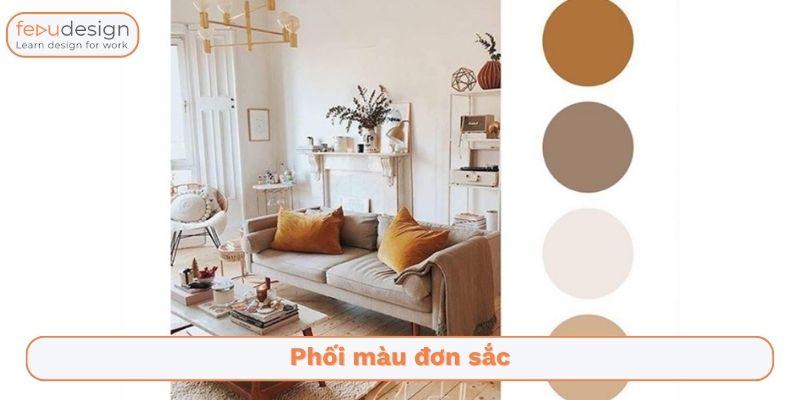 Phối màu đơn sắc là gì – cách áp dụng trong thiết kế