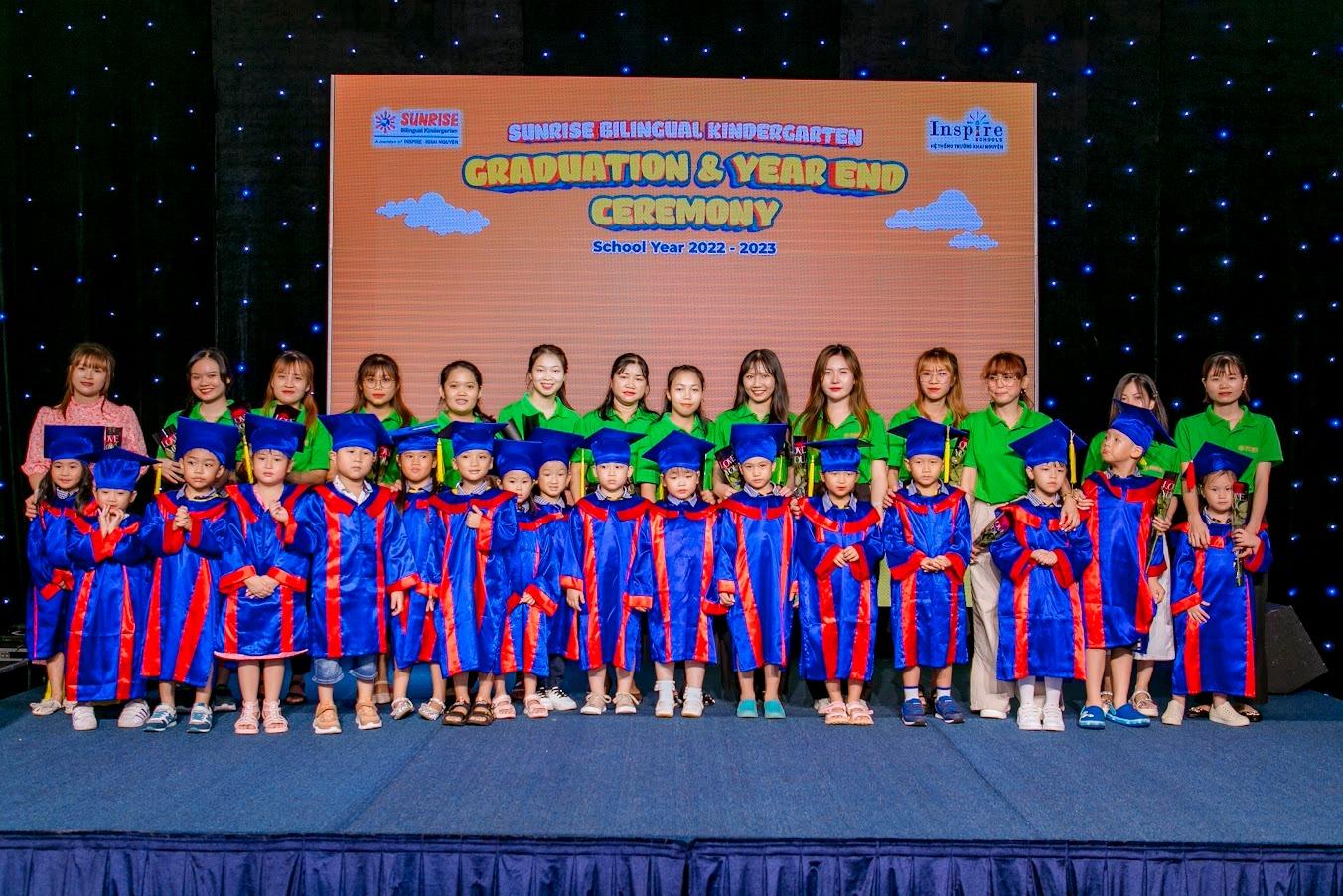 Lễ tốt nghiệp mầm non Sunrise – Ngày vui của các bạn nhỏ