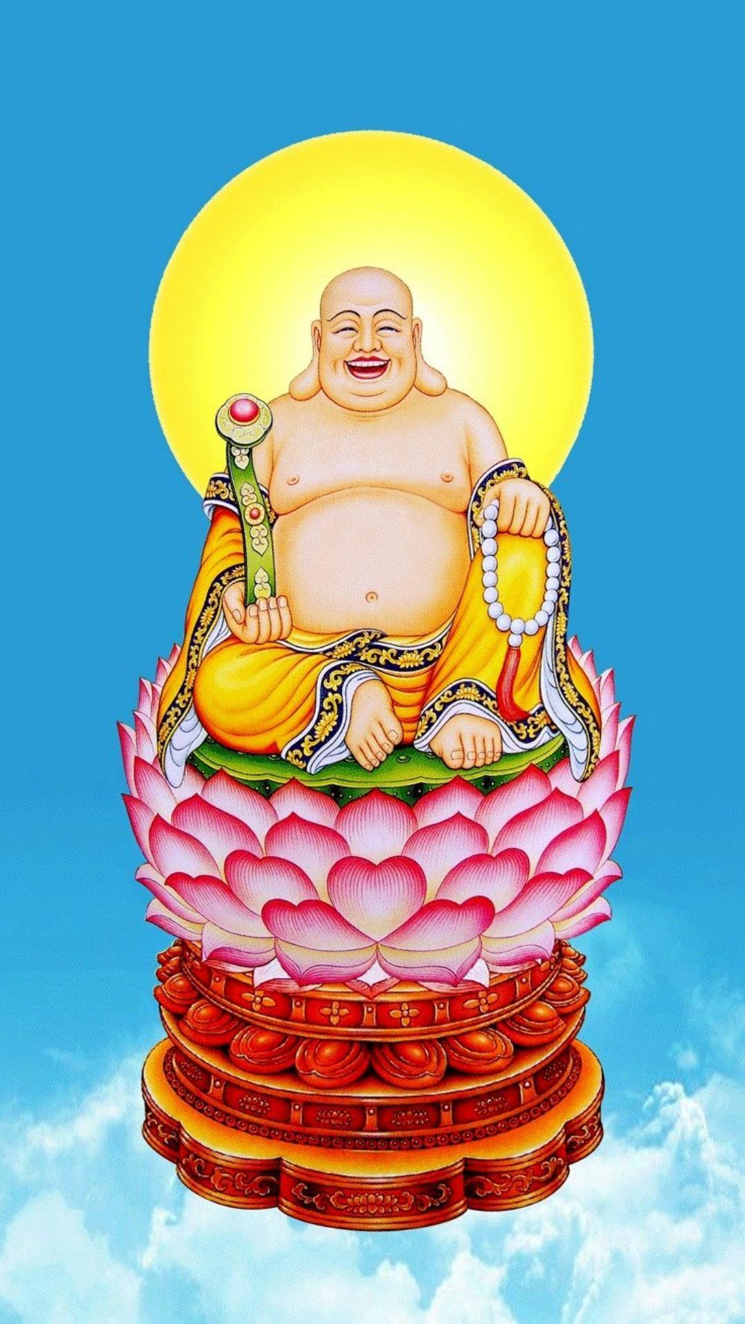 Lưu ngay hình nền Phật Di Lặc đẹp, miễn phí về điện thoại
