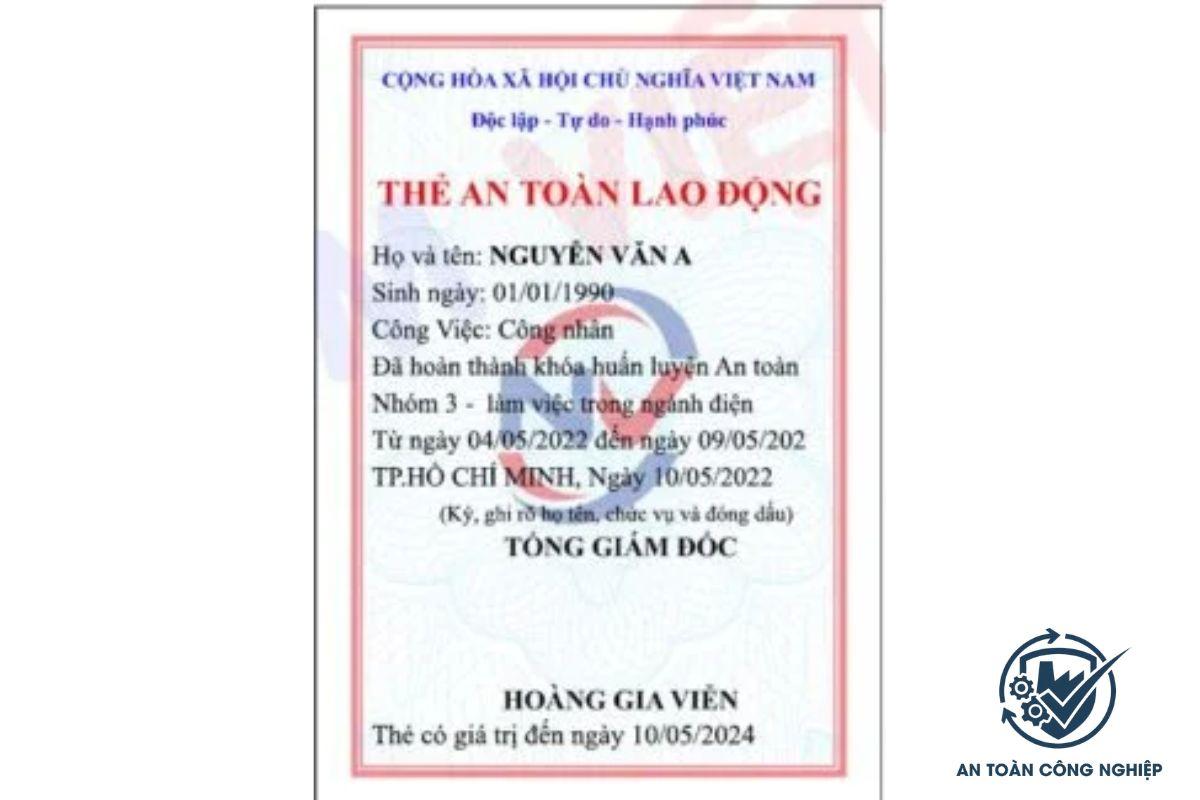 Thẻ An Toàn Lao Động Là Gì? Cấp Thẻ ATLĐ Cho 6 Nhóm